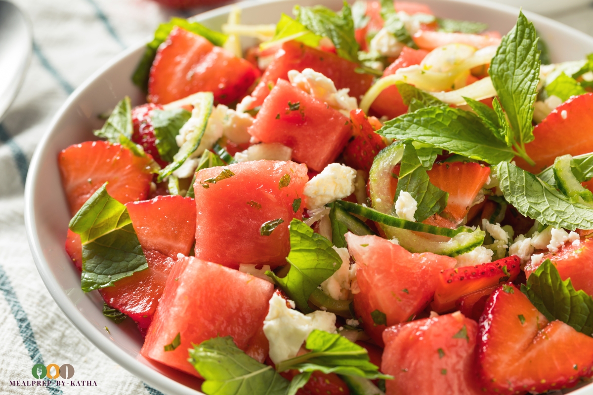 Melonen-Feta-Salat