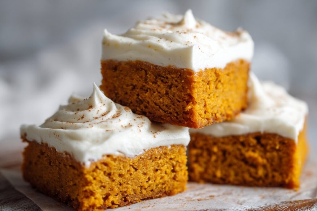 Kürbiskuchen mit Frosting