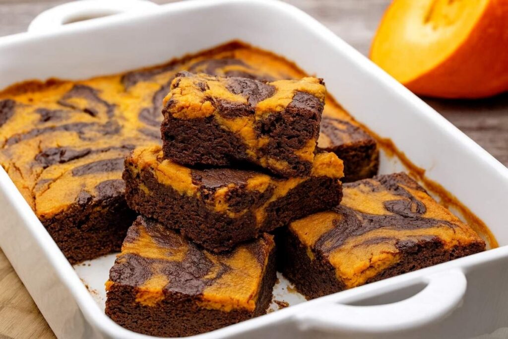 Kürbisbrownies