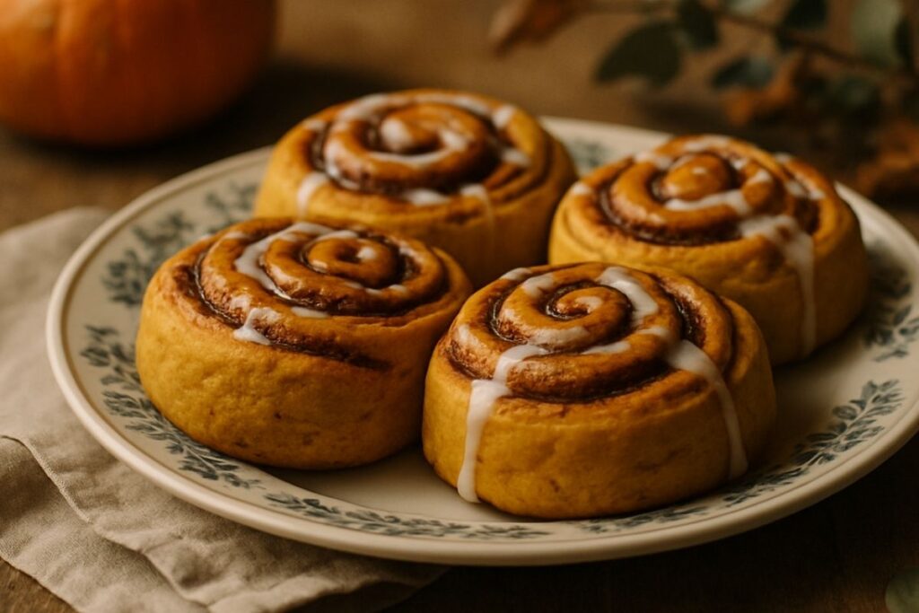 Kürbiszimtschnecken